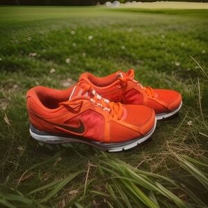 Nike Men's Vibrant Orange Athletic Shoes